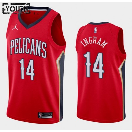 Kinder NBA New Orleans Pelicans Trikot Brandon Ingram 14 Jordan Brand 2020-2021 Statement Edition Swingman